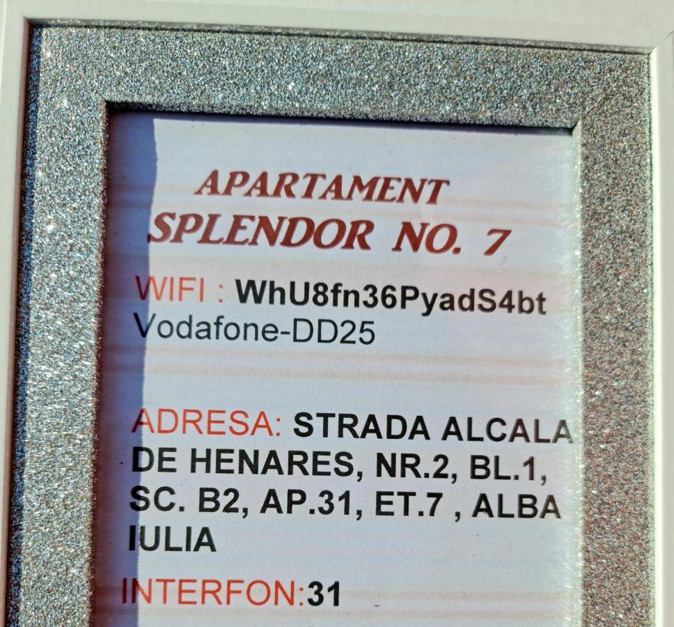 Apartament Splend'Or No7 Alba Iulia Exterior foto
